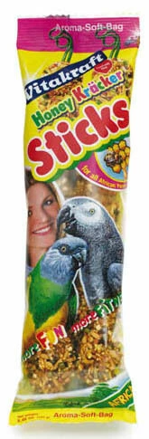 10 X Vitakraft African Parrot Honey Sticks Large Breed