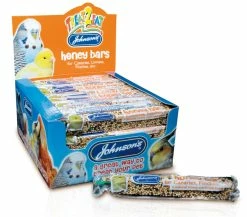 40 X Johnson's Treat2eat Canary Honey Bar 35g