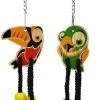 Rosewood Woodies Birdy Danglers Parrot Toys