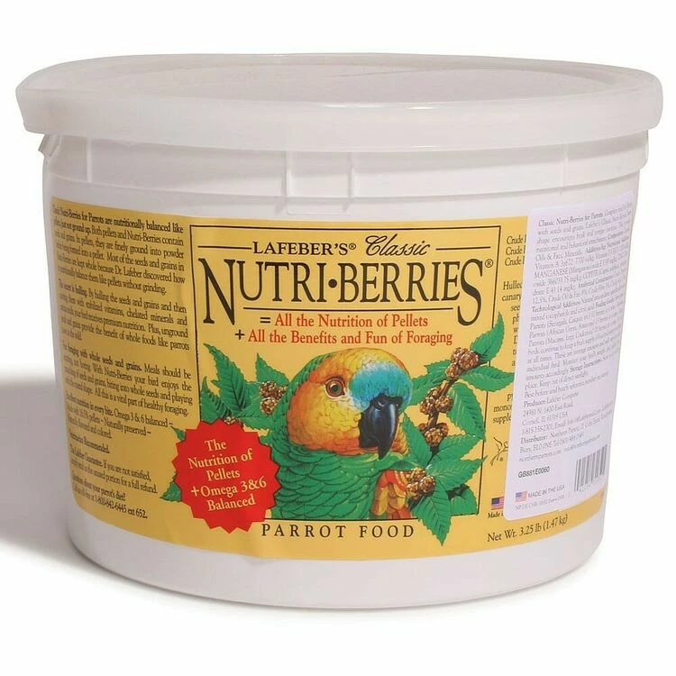 Lafeber's NutriBerries Original Complete Parrot Diet 1.47kg