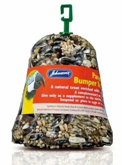 8 X Johnson's Parrot Bumper Bell 150g