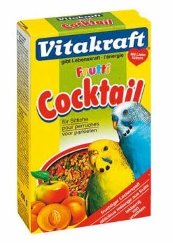 12 X Vitakraft Budgie Fruit Cocktail 200g