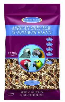 Johnston & Jeff African Grey Low Sunflower 12.75kg