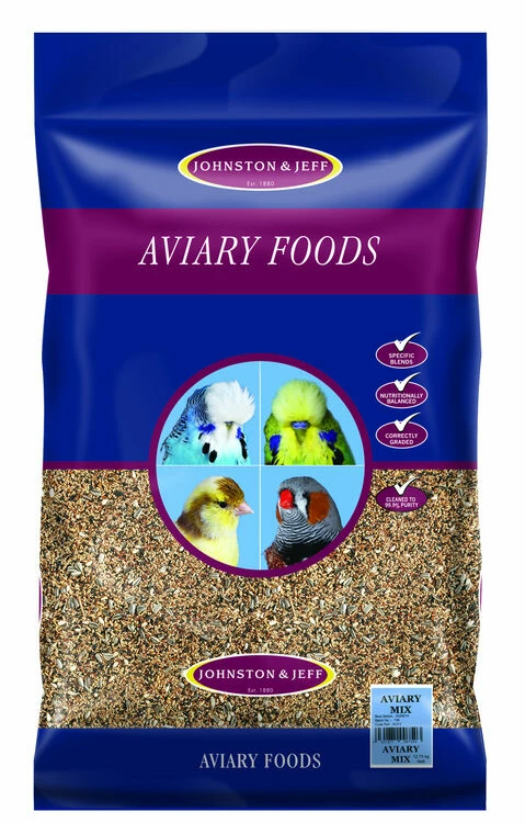 Johnston & Jeff Aviary Foods Bird Mix 12.75kg