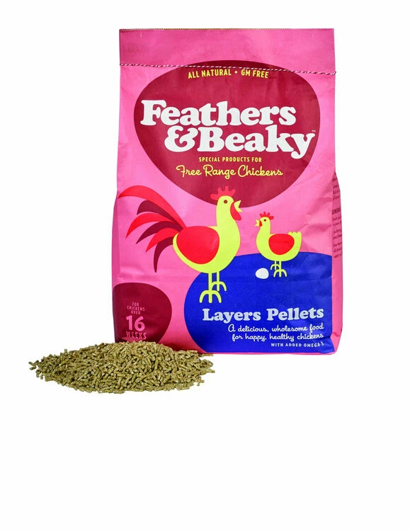 Feathers & Beaky Free Range Layers Pellets Premium Chicken Food - Image 3