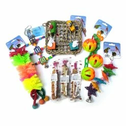 The Pet Express Bird Toy And Treat Box