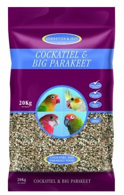 Johnston & Jeff Cockatiel & Big Parakeet Mix 20kg