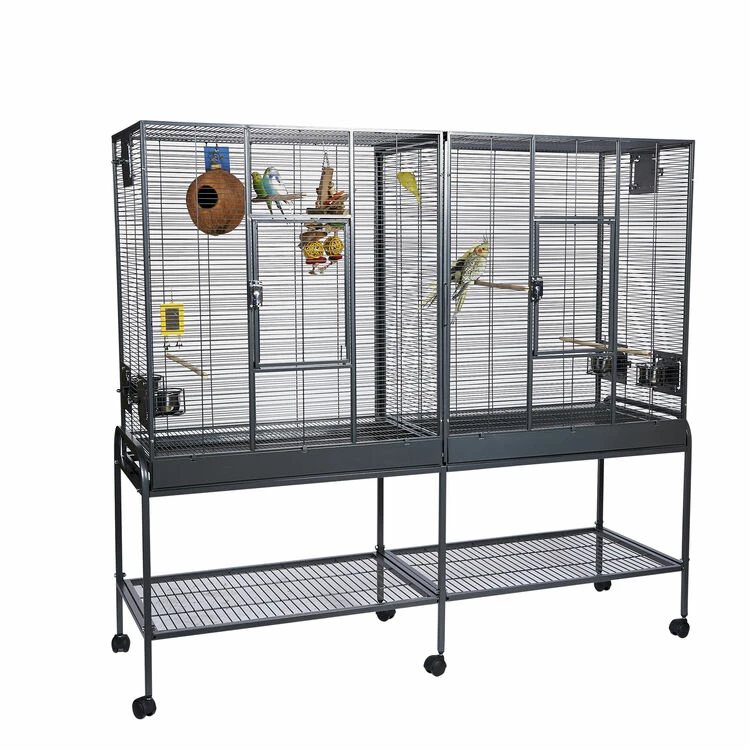 Sky Pet Products Double Flight Cage - Image 2
