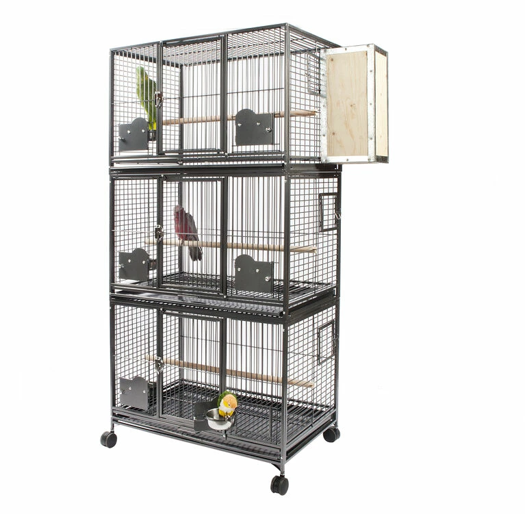 Sky Pet Products Parrot Grande Triple Cage - Image 2