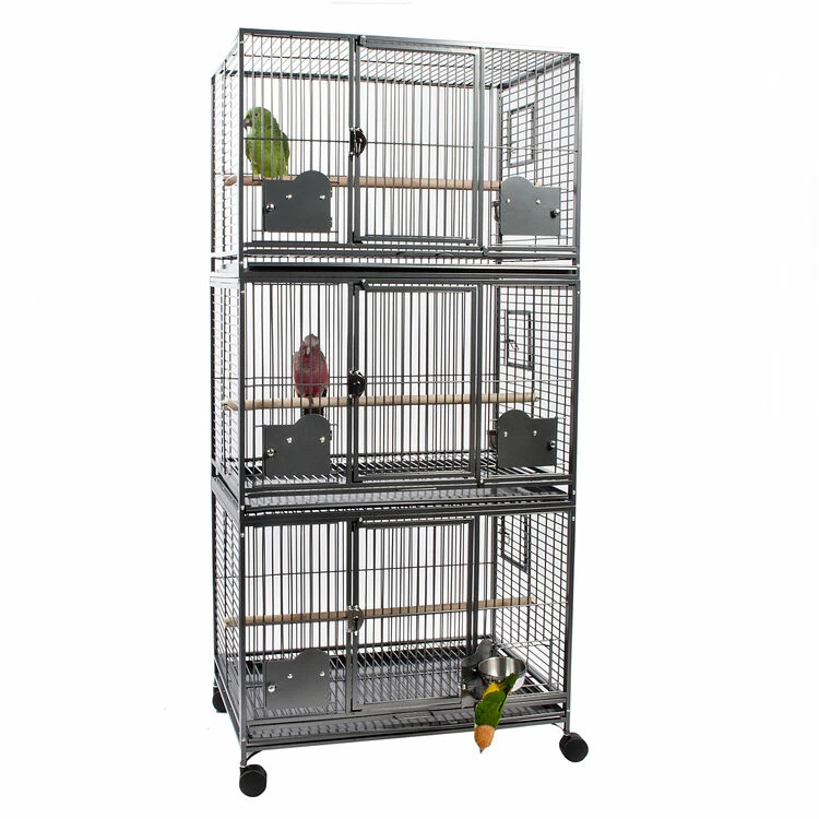 Sky Pet Products Parrot Grande Triple Cage