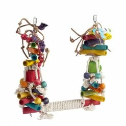 Sky Pet Products Jumble Stack Swing Medium Bird Toy