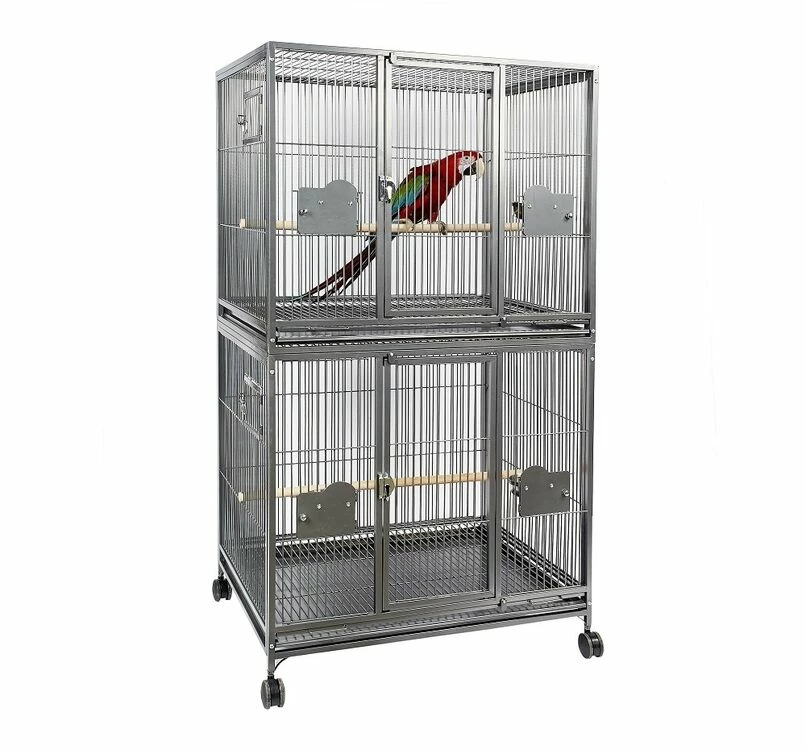 Sky Pet Products Parrot Double Cage