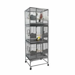 Sky Pet Products Parrot Triple Cage