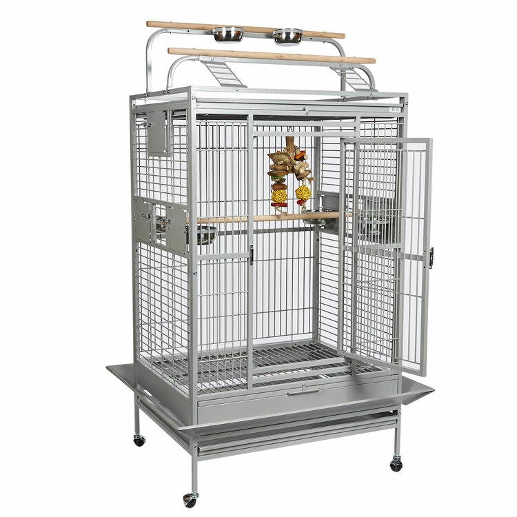 Sky Pet Products Santos Play Stone Bird Cage - Image 2