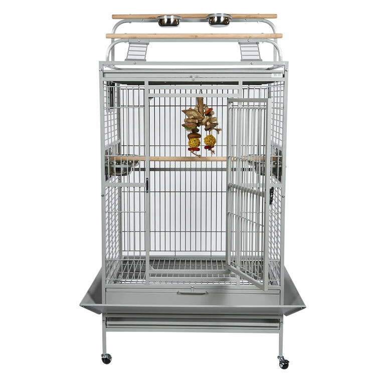 Sky Pet Products Santos Play Stone Bird Cage - Image 3