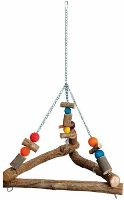 Sky Pet Products Treasure Triangle Swing Bird Toy